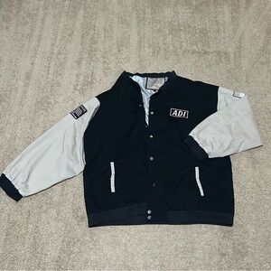 ADI 50th Anniversary Jacket 2XL Black Gray Varsity Bomber Marvin Engineering USA